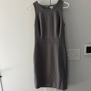 Gray Sleeveless Midi Dress by J. Crew